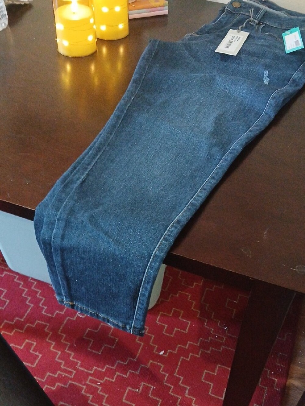 Just USA Women's Dark Blue Skinny Jeans - Picture 2 of 7
